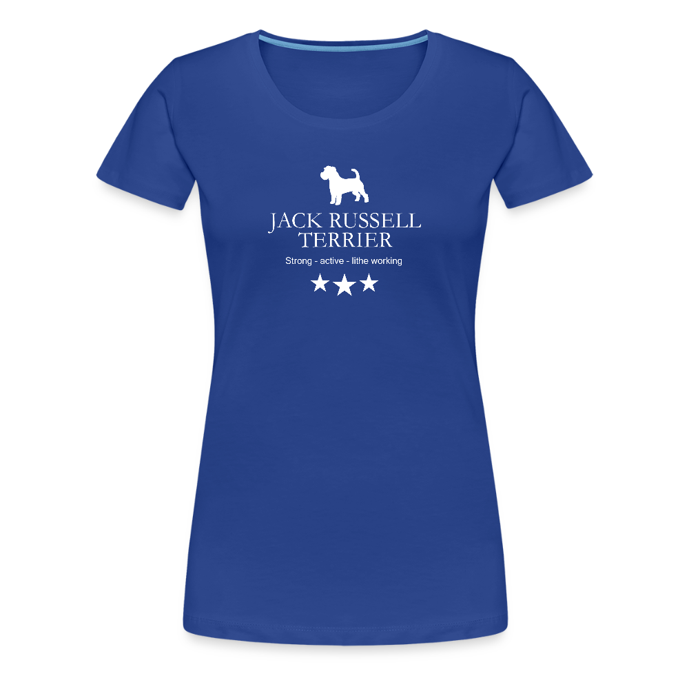 Women’s Premium T-Shirt - Jack Russell Terrier - Strong, active, lithe working... - Königsblau