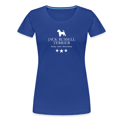 Women’s Premium T-Shirt - Jack Russell Terrier - Strong, active, lithe working... - Königsblau