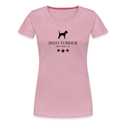 Women’s Premium T-Shirt - Irish Terrier - Active, lively, wiry... - Hellrosa
