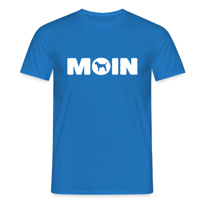 Border Terrier - Moin | Männer T-Shirt - Royalblau