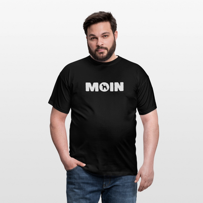 Airedale Terrier - Moin | Männer T-Shirt - Schwarz
