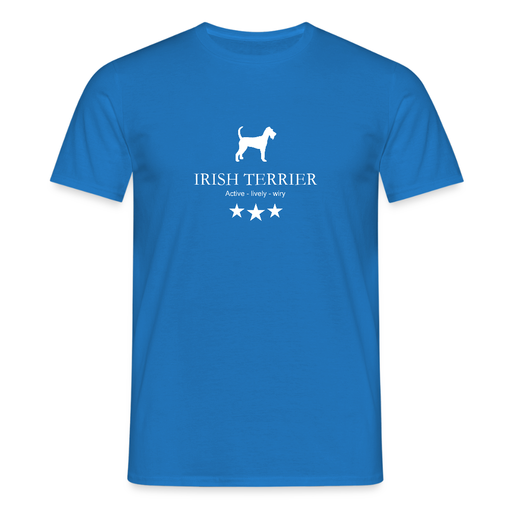 Männer Premium T-Shirt - Irish Terrier - Active, lively, wiry... - Royalblau