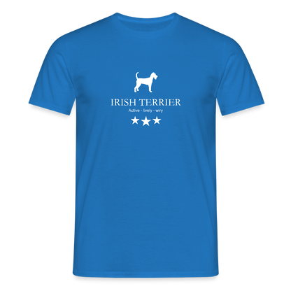 Männer Premium T-Shirt - Irish Terrier - Active, lively, wiry... - Royalblau