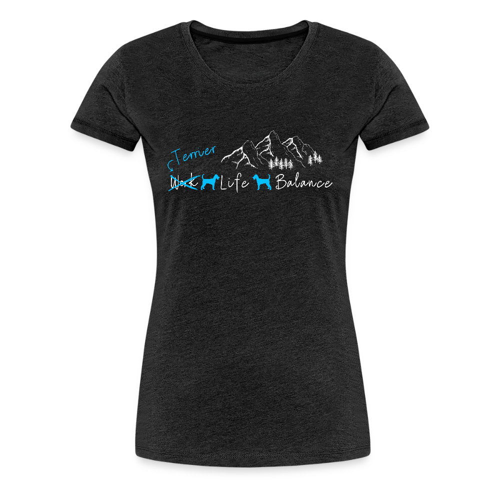 Women’s Premium T-Shirt - (Irish) Terrier Life Balance - Anthrazit