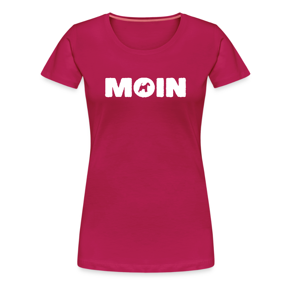 Women’s Premium T-Shirt - Drahthaar Foxterrier - Moin - dunkles Pink
