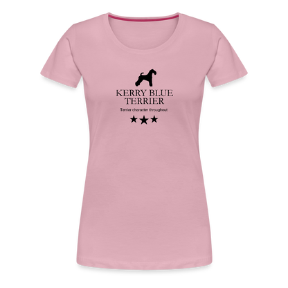 Women’s Premium T-Shirt - Kerry Blue Terrier - Terrier character throughout... - Hellrosa