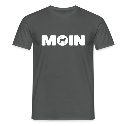 Irish Terrier - Moin | Männer T-Shirt - Anthrazit