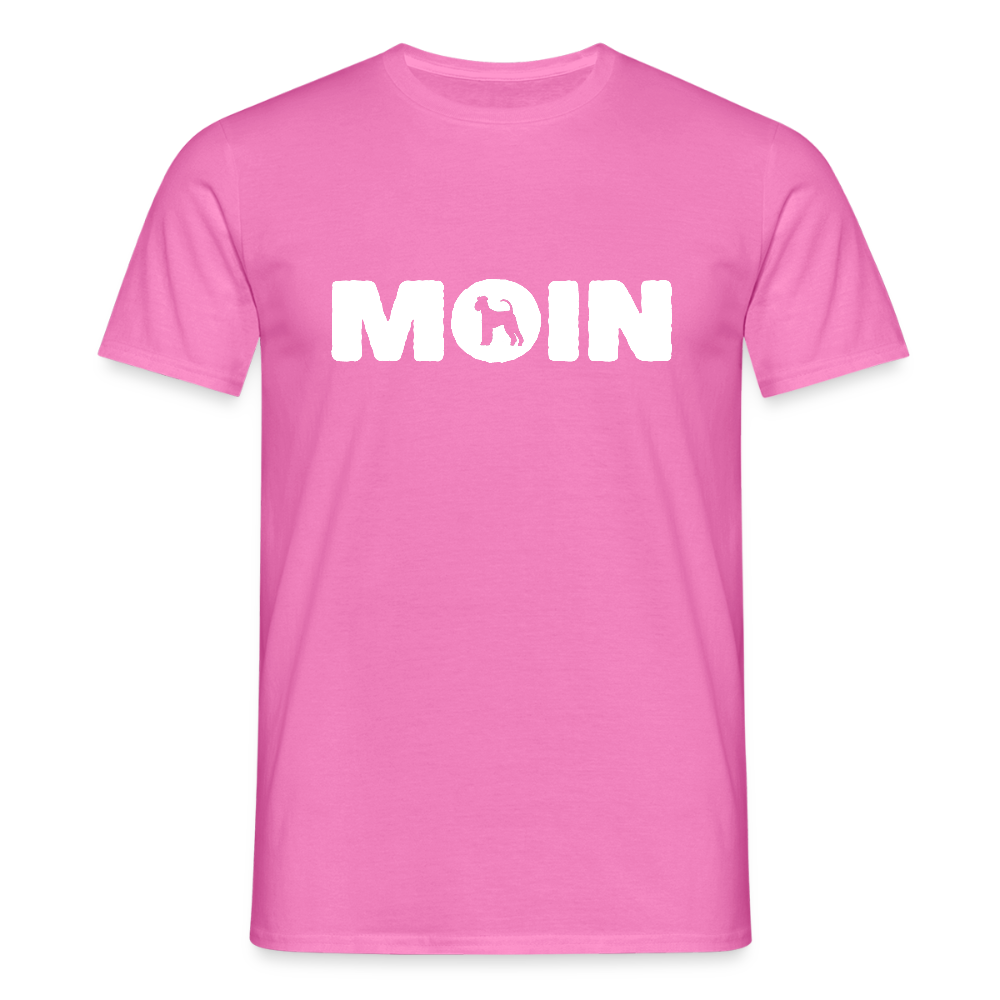 Airedale Terrier - Moin | Männer T-Shirt - Pink