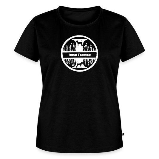 Women’s Premium T-Shirt - Irish Terrier - Monogramm - Schwarz