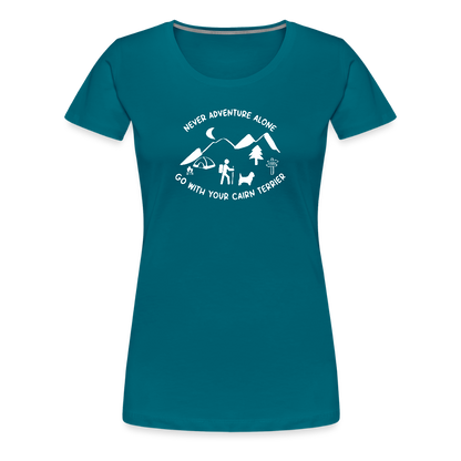 Women’s Premium T-Shirt - Cairn Terrier - Abenteuer - Divablau