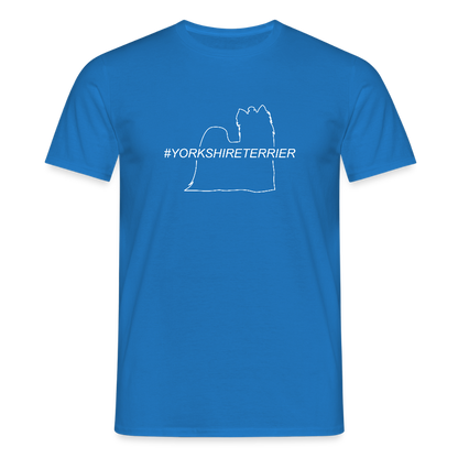 Yorkshire Terrier - Hashtag | Männer T-Shirt - Royalblau