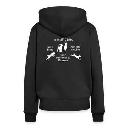 Frauen Premium Hoodie - #IRISHGANG - Schwarz