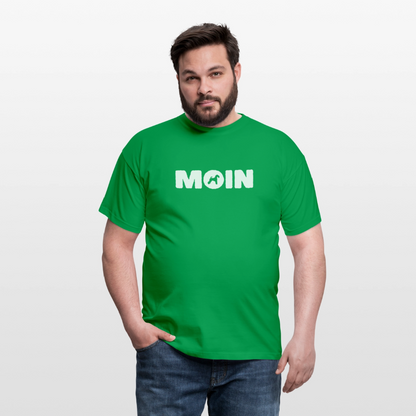 Kerry Blue Terrier - Moin | Männer T-Shirt - Kelly Green