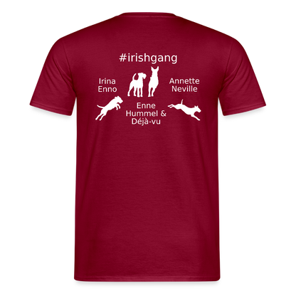 Männer T-Shirt - IRISHGANG - Ziegelrot