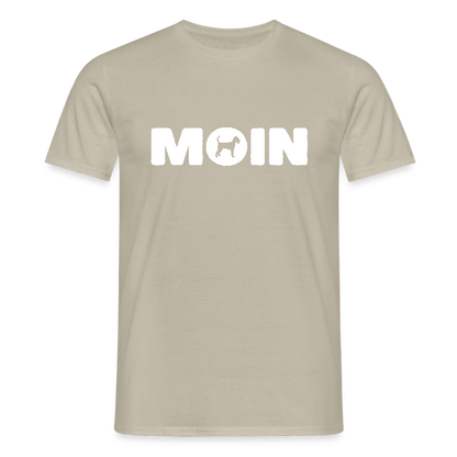 Irish Terrier - Moin | Männer T-Shirt - Sandbeige