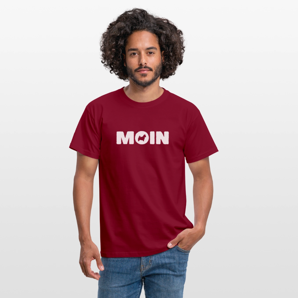 Norwich Terrier - Moin | Männer T-Shirt - Ziegelrot