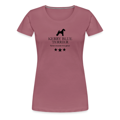 Women’s Premium T-Shirt - Kerry Blue Terrier - Terrier character throughout... - Malve