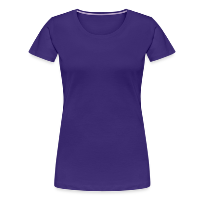 Border Terrier Agility Alma | Women’s Premium T-Shirt - Lila