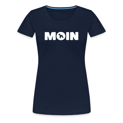 Women’s Premium T-Shirt - Lakeland Terrier - Moin - Navy
