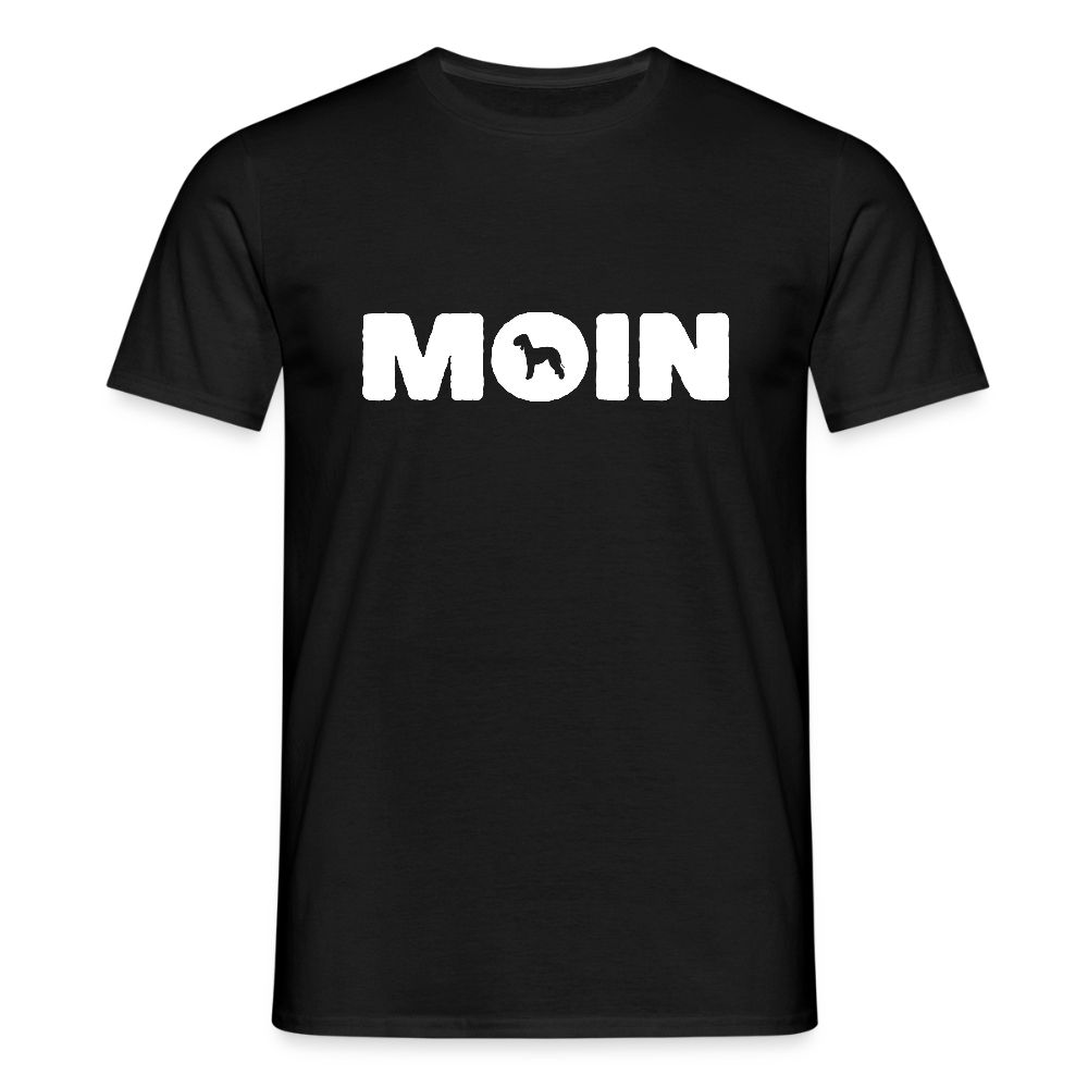 Bedlington Terrier - Moin | Männer T-Shirt - Schwarz
