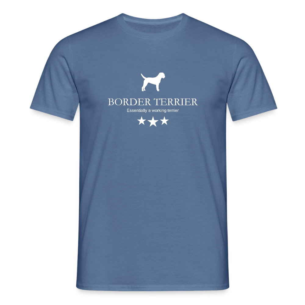 Border Terrier - Essentially a working terrier... | Männer T-Shirt - Taubenblau 