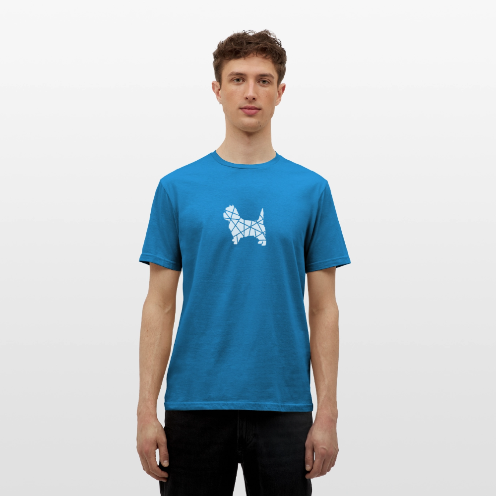 Cairn Terrier geometrisch | Männer T-Shirt - Royalblau