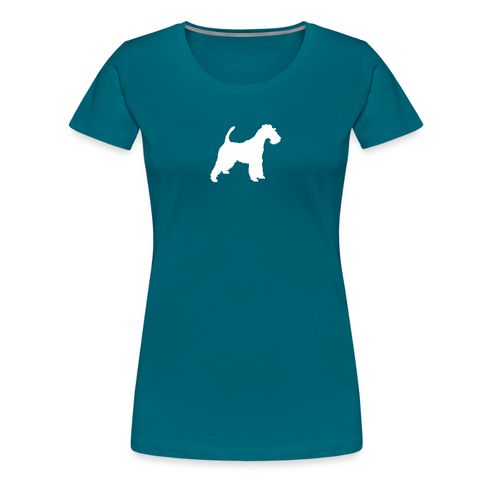 Foxterrier-Silhouette | Women’s Premium T-Shirt - Divablau