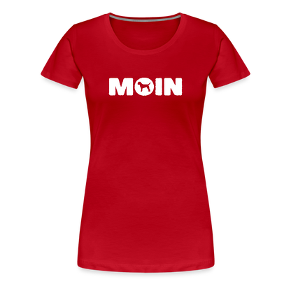 Women’s Premium T-Shirt - Border Terrier - Moin - Rot