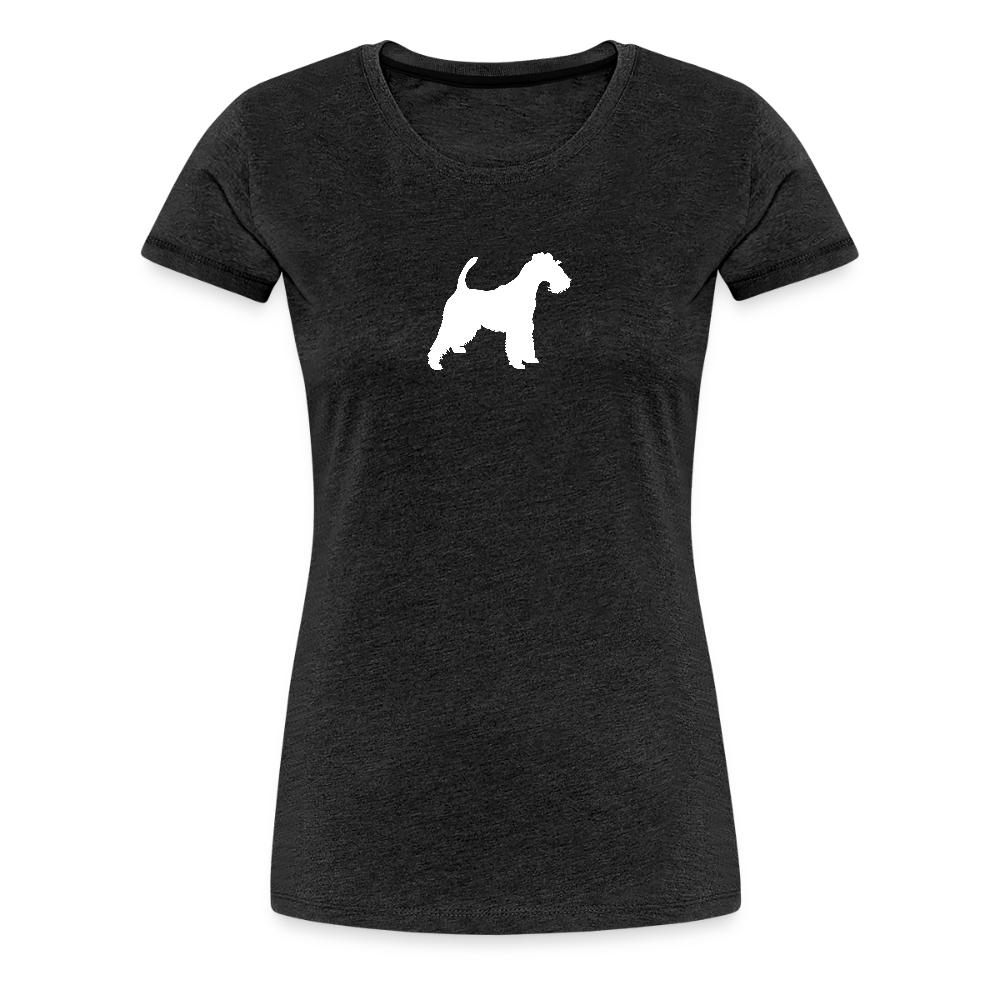 Foxterrier-Silhouette | Women’s Premium T-Shirt - Anthrazit