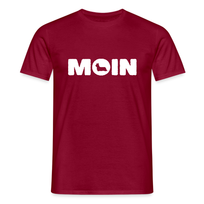 Skye Terrier - Moin | Männer Premium T-Shirt - Ziegelrot