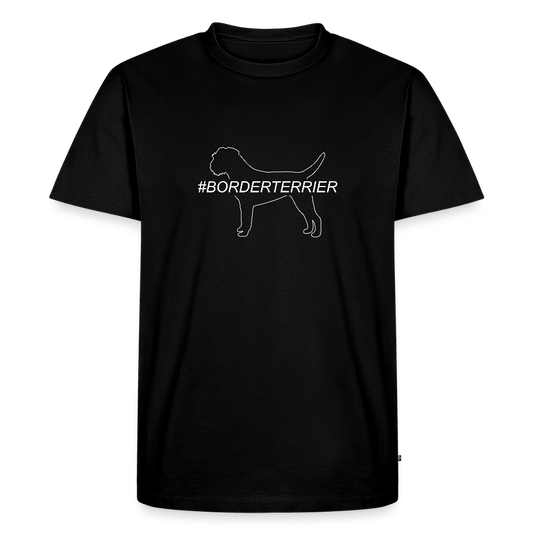 Männer Premium T-Shirt - Border Terrier - Hashtag - Schwarz