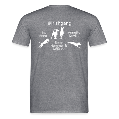 Männer T-Shirt - IRISHGANG - Graphit meliert