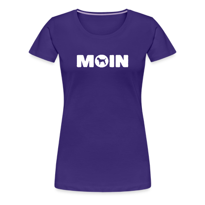 Women’s Premium T-Shirt - Border Terrier - Moin - Lila