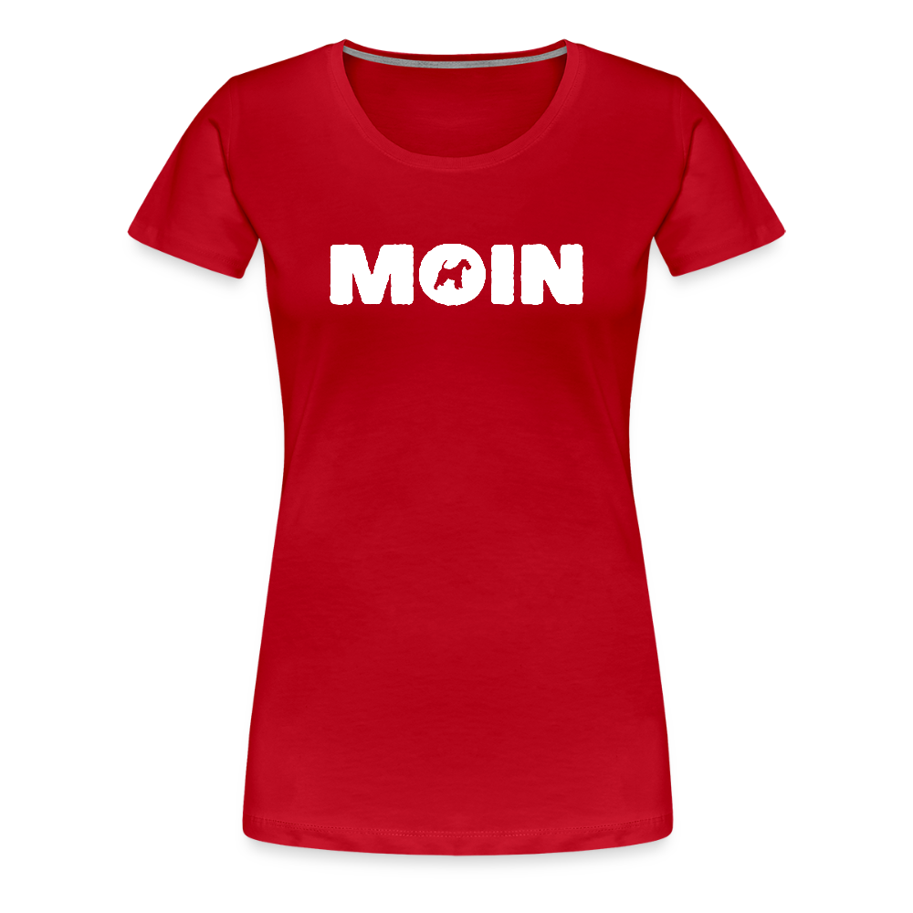 Women’s Premium T-Shirt - Drahthaar Foxterrier - Moin - Rot