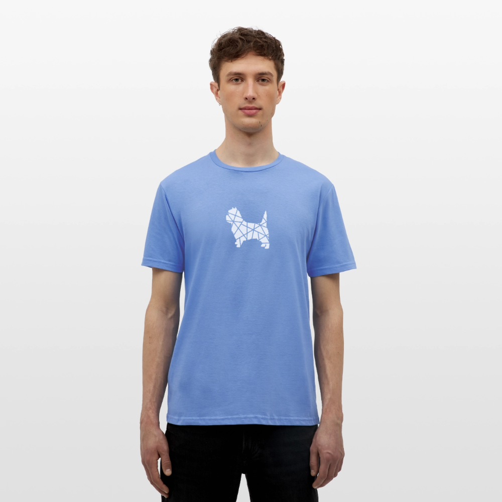 Cairn Terrier geometrisch | Männer T-Shirt - carolina blue