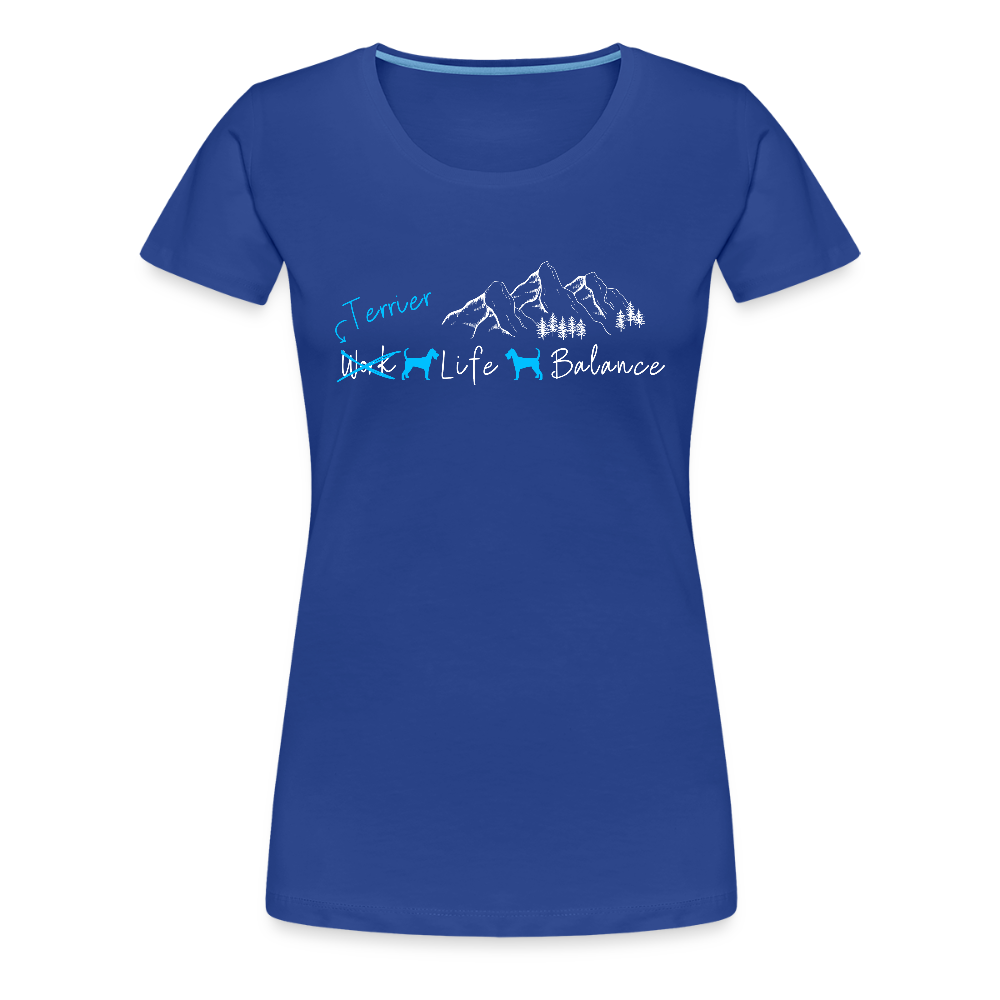 Women’s Premium T-Shirt - (Irish) Terrier Life Balance - Königsblau