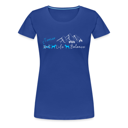 Women’s Premium T-Shirt - (Irish) Terrier Life Balance - Königsblau