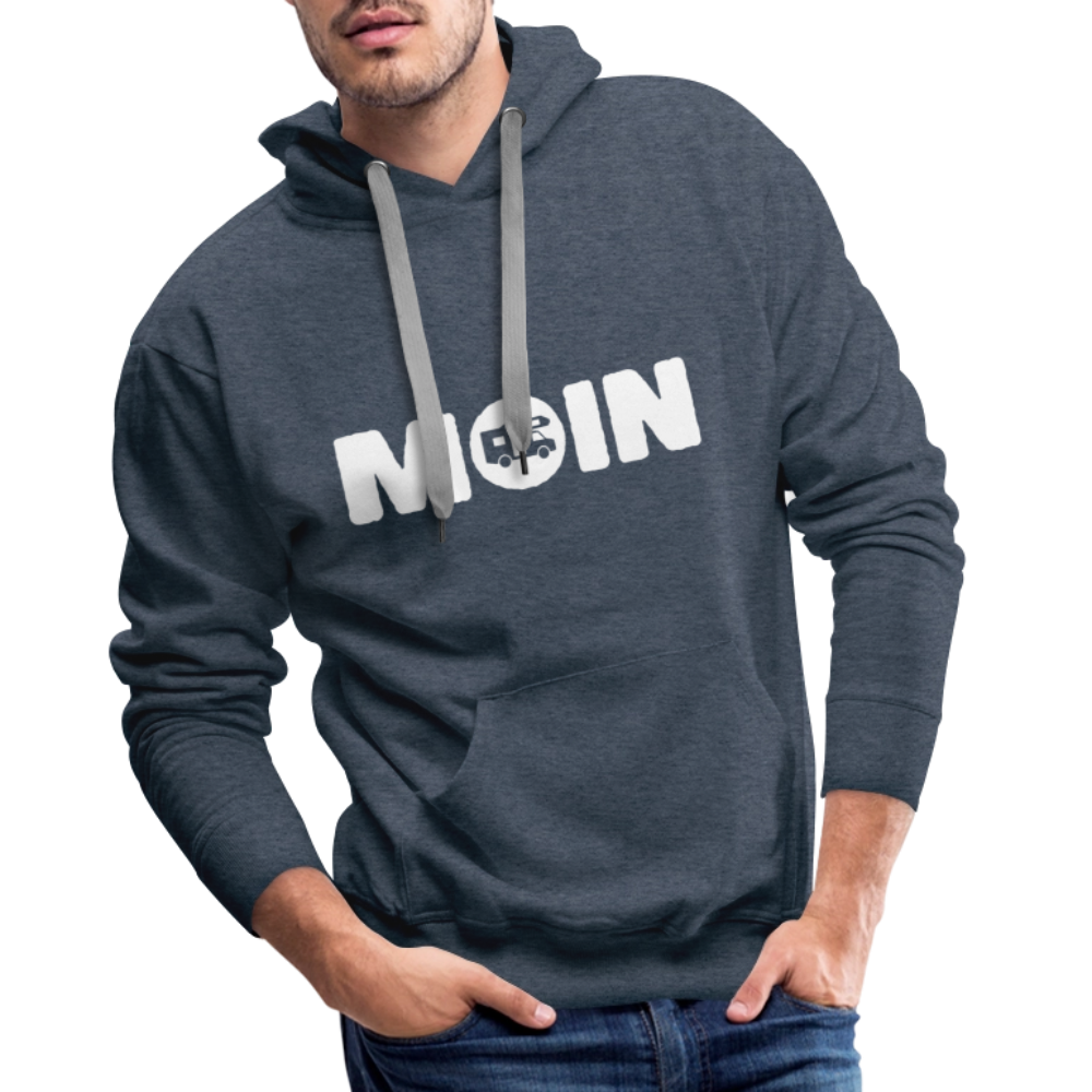 Wohnmobil - Moin | Men’s Premium Hoodie - Jeansblau