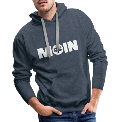 Wohnmobil - Moin | Men’s Premium Hoodie - Jeansblau