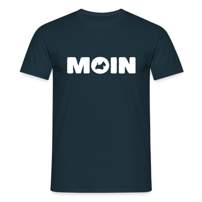Scottish Terrier - Moin | Männer T-Shirt - Navy
