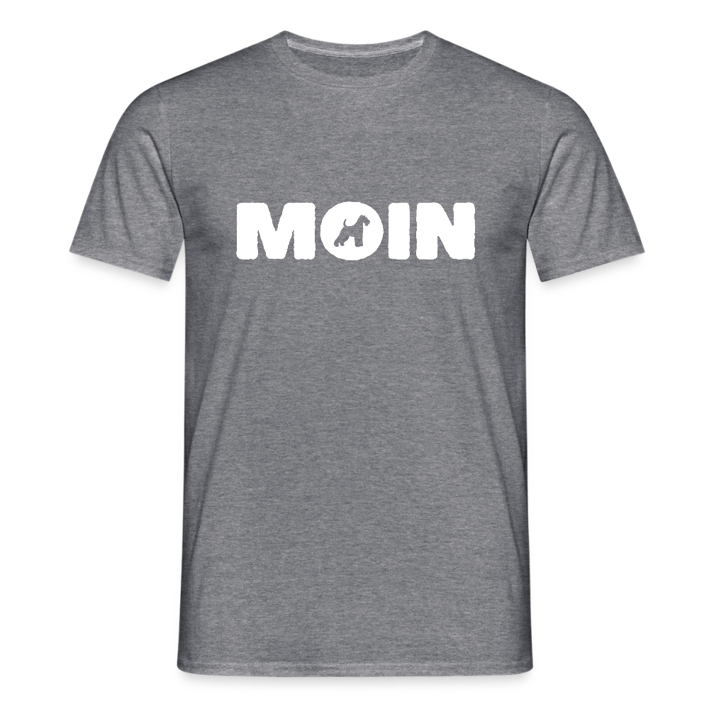 Welsh Terrier - Moin | Männer T-Shirt - Graphit meliert