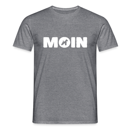 Welsh Terrier - Moin | Männer T-Shirt - Graphit meliert