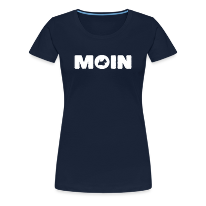 Women’s Premium T-Shirt - Scottish Terrier - Moin - Navy
