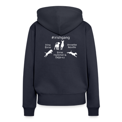 Frauen Premium Hoodie - #IRISHGANG - Navy