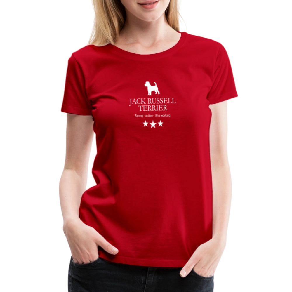 Women’s Premium T-Shirt - Jack Russell Terrier - Strong, active, lithe working... - Rot