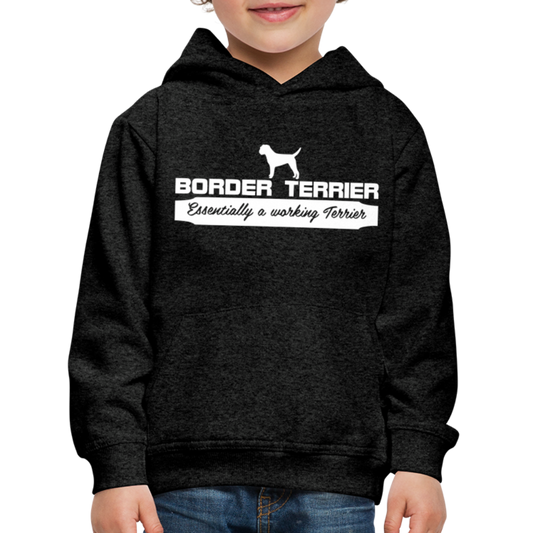 Kinder Premium Hoodie - Border Terrier - Essentially a working Terrier... - Anthrazit