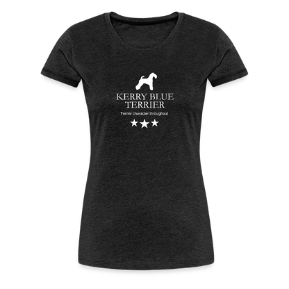 Women’s Premium T-Shirt - Kerry Blue Terrier - Terrier character throughout... - Anthrazit