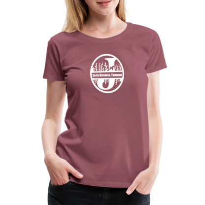 Women’s Premium T-Shirt - Jack Russell Terrier - Monogramm - Malve