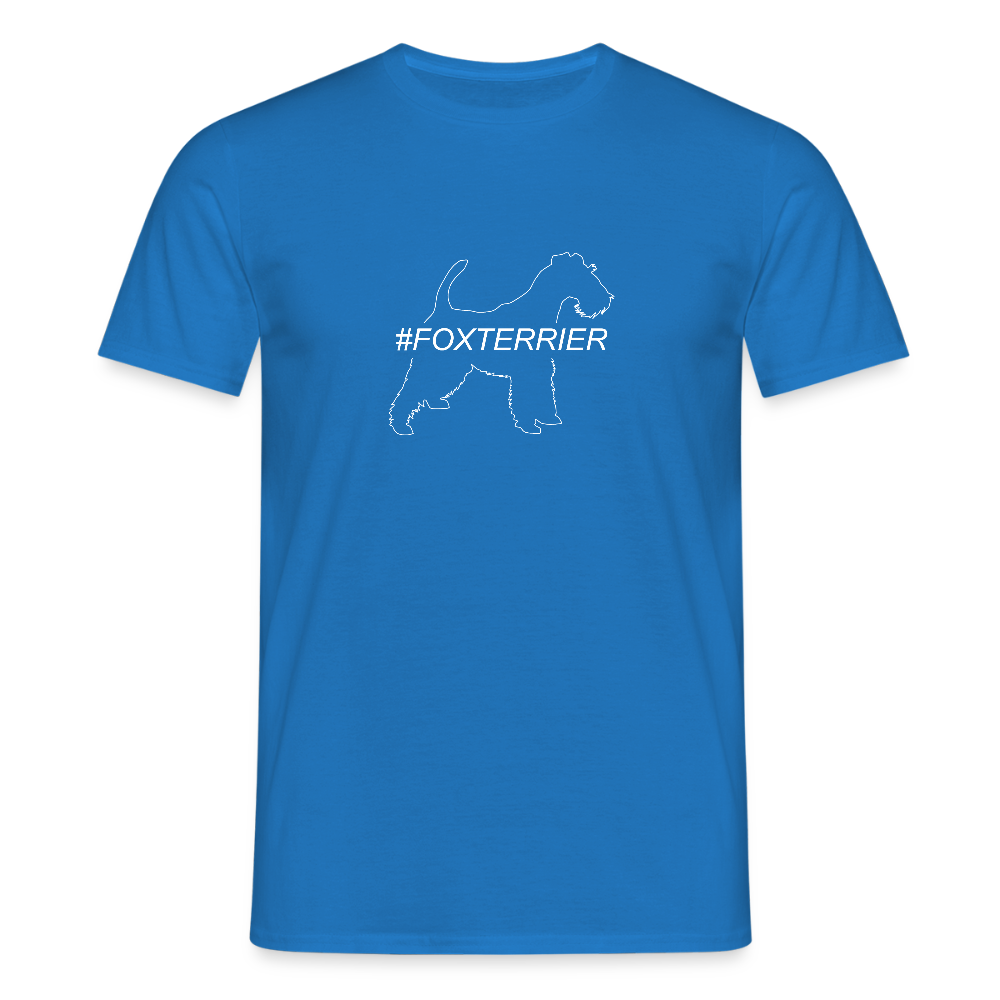 Foxterrier - Hashtag | Männer T-Shirt - Royalblau