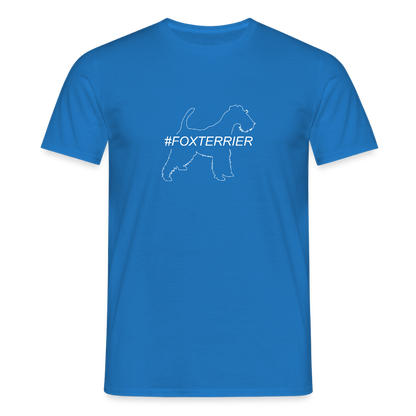 Foxterrier - Hashtag | Männer T-Shirt - Royalblau